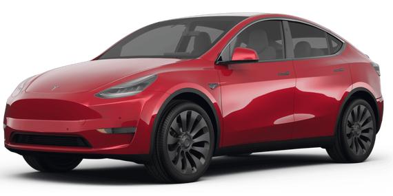 TESLA MODEL Y 2022 7SAYGDEF3NF394530 image